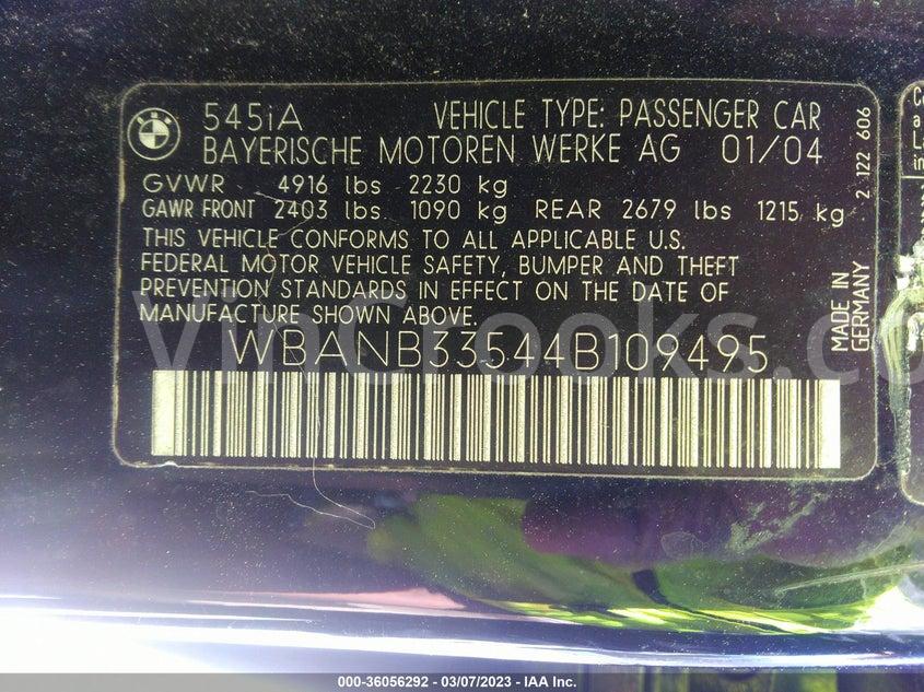 WBANB33544B109495