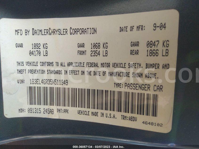 1B3EL46R35N511949