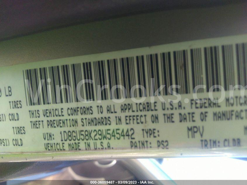 1D8GU58K29W545442