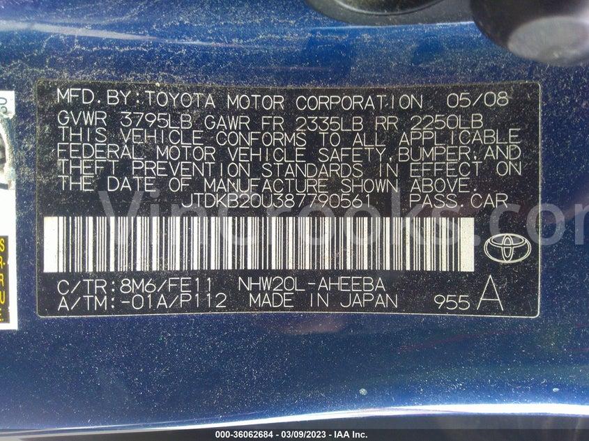 JTDKB20U387790561