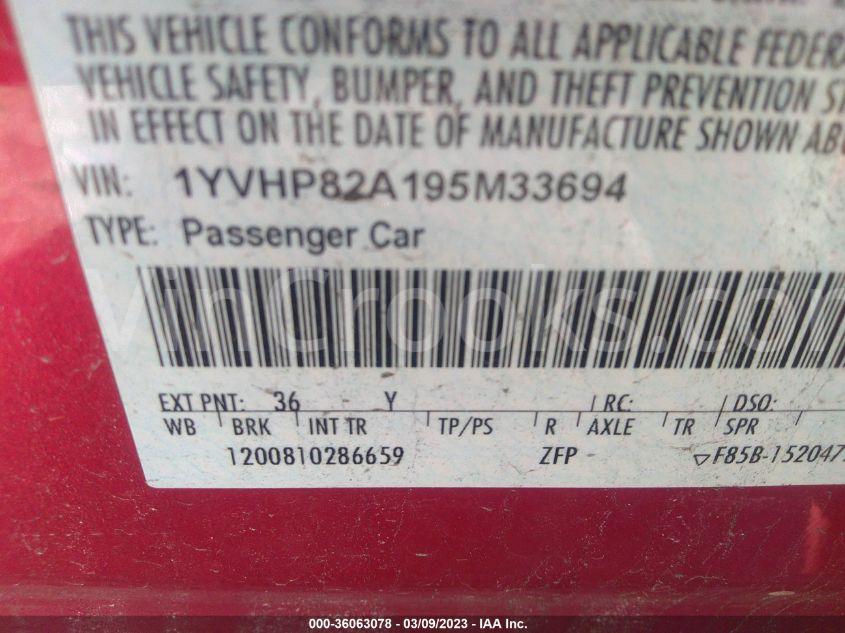1YVHP82A195M33694