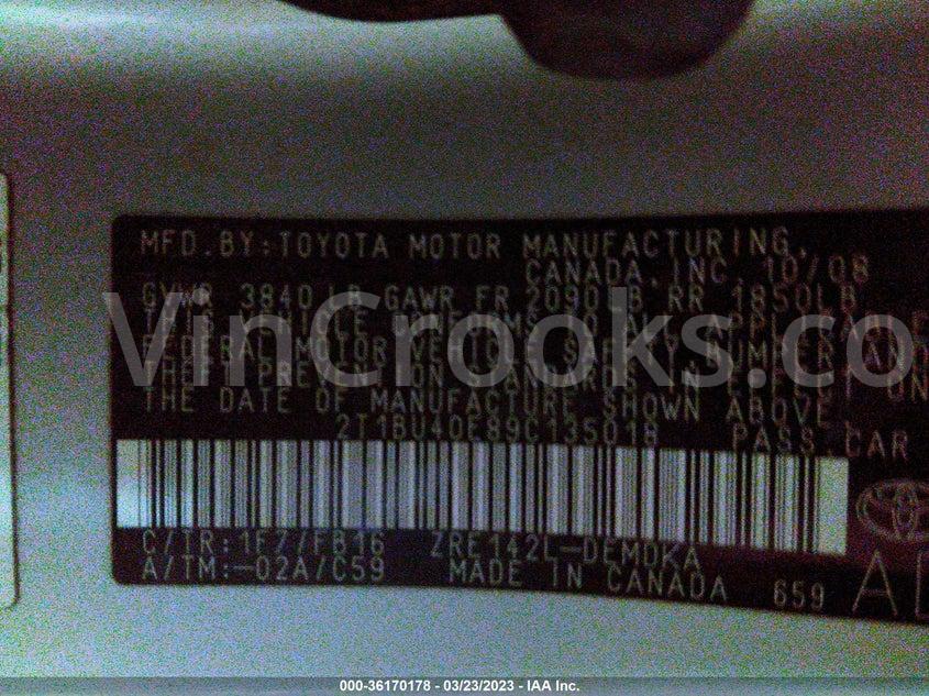 2T1BU40E89C135018