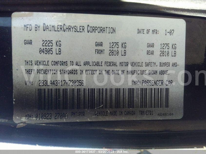 2B3LA43R17H730356