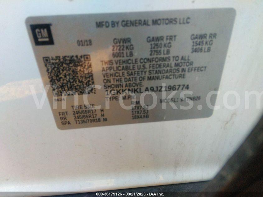 1GKKNKLA9JZ196774