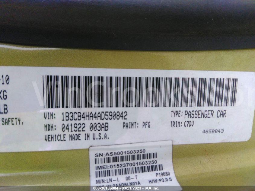 1B3CB4HA4AD590842