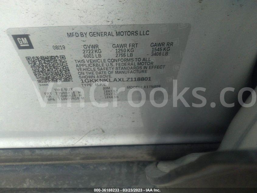 1GKKNKLAXLZ118801
