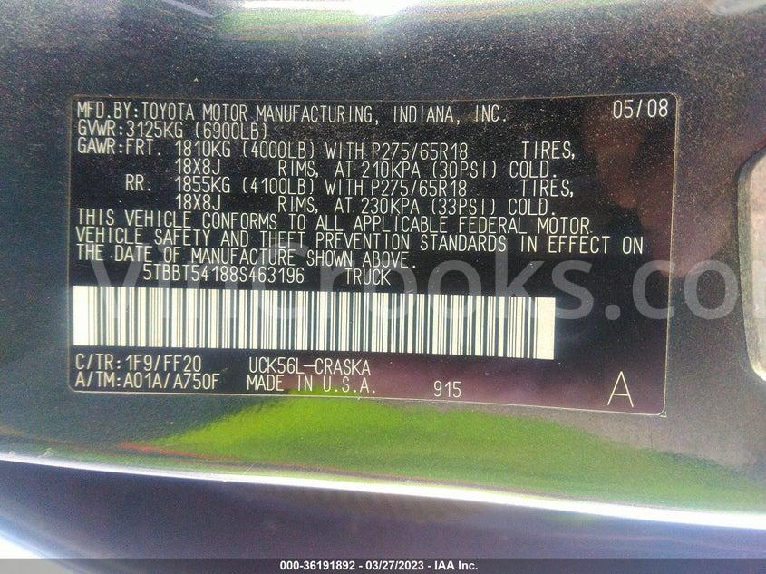 5TBBT54188S463196