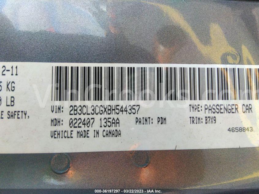 2B3CL3CGXBH544357