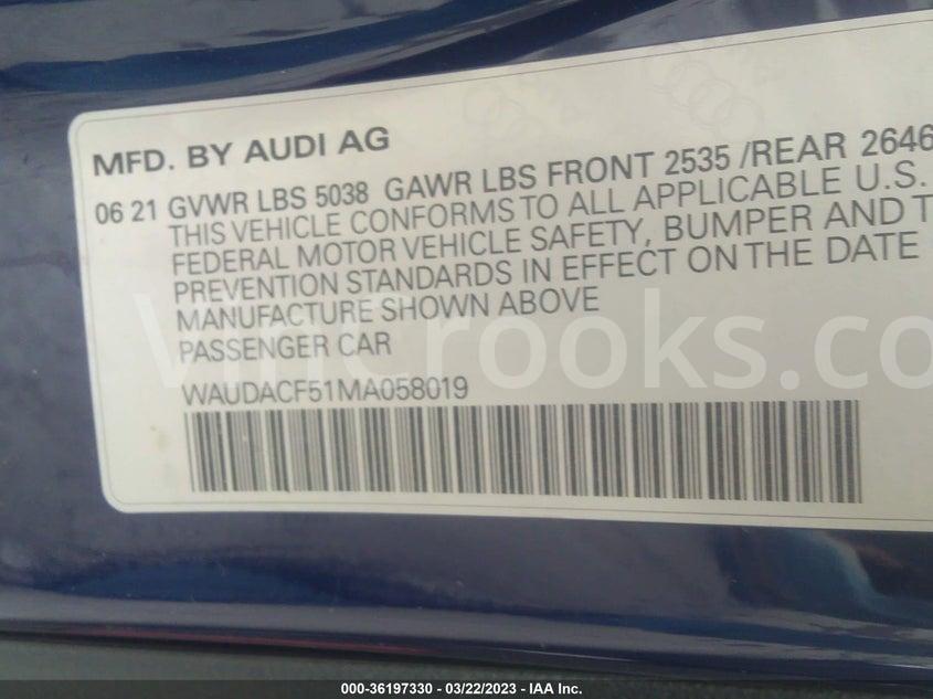 WAUDACF51MA058019
