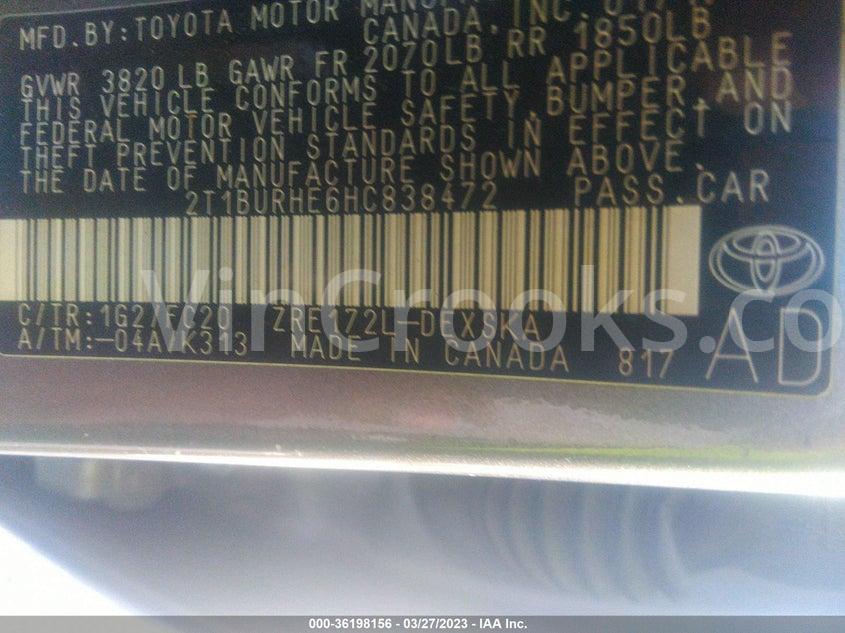 2T1BURHE6HC838472