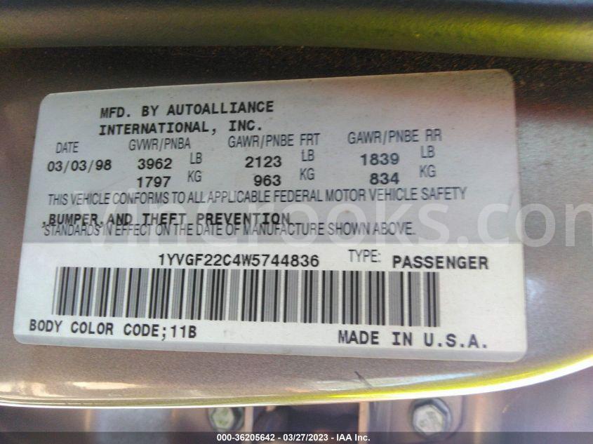 1YVGF22C4W5744836