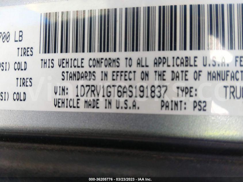 1D7RV1GT6AS191837
