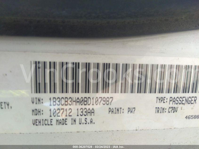 1B3CB3HA0BD107987