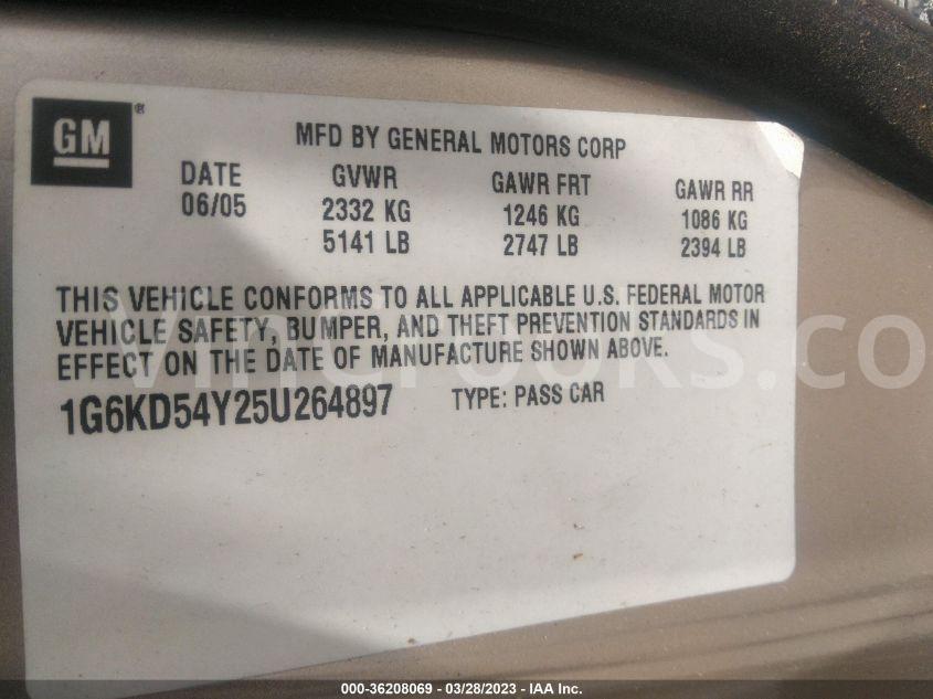 1G6KD54Y25U264897