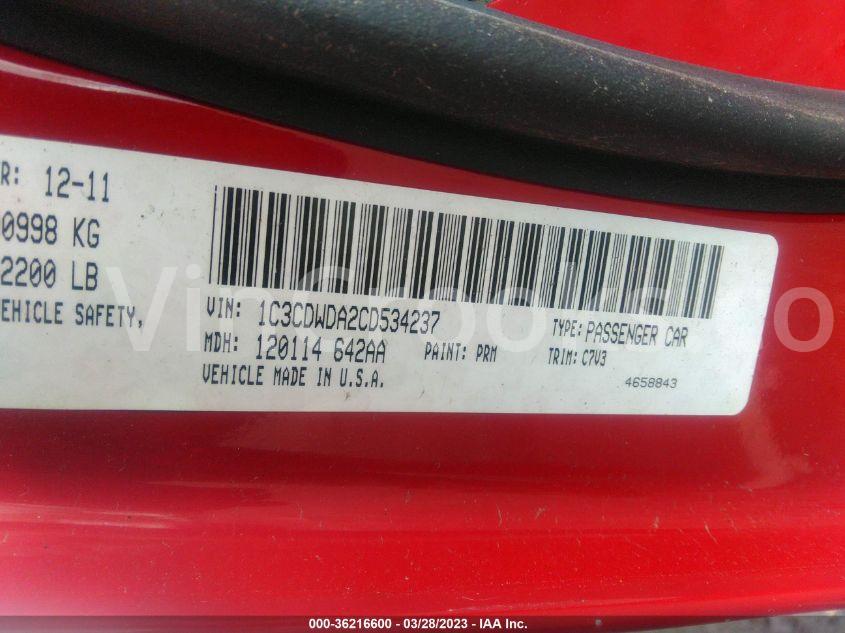 1C3CDWDA2CD534237
