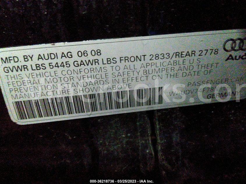 WAUDV74F78N156722
