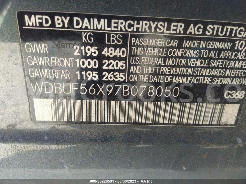 WDBUF56X97B078050