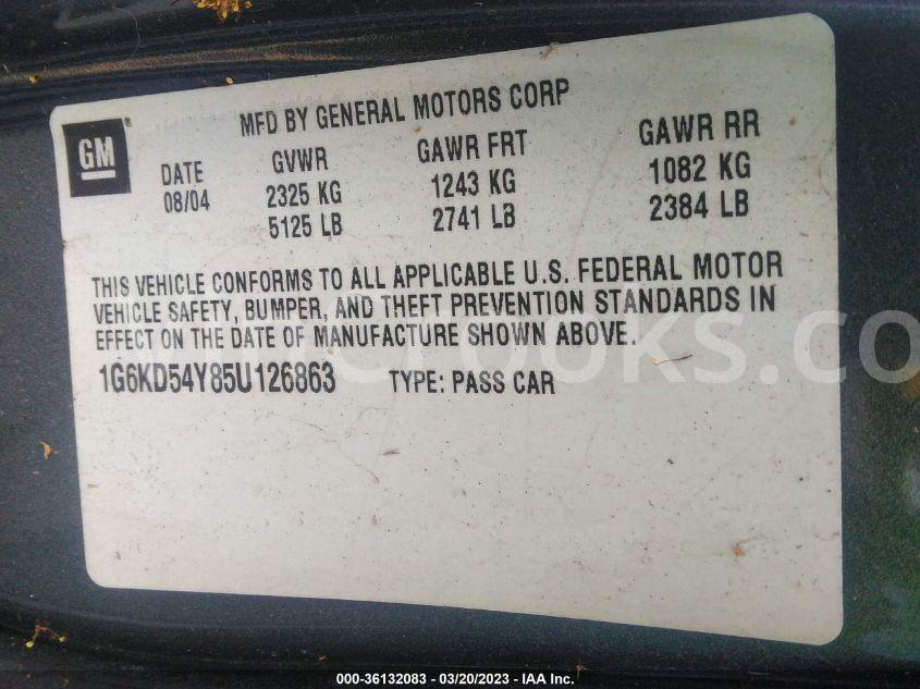 1G6KD54Y85U126863