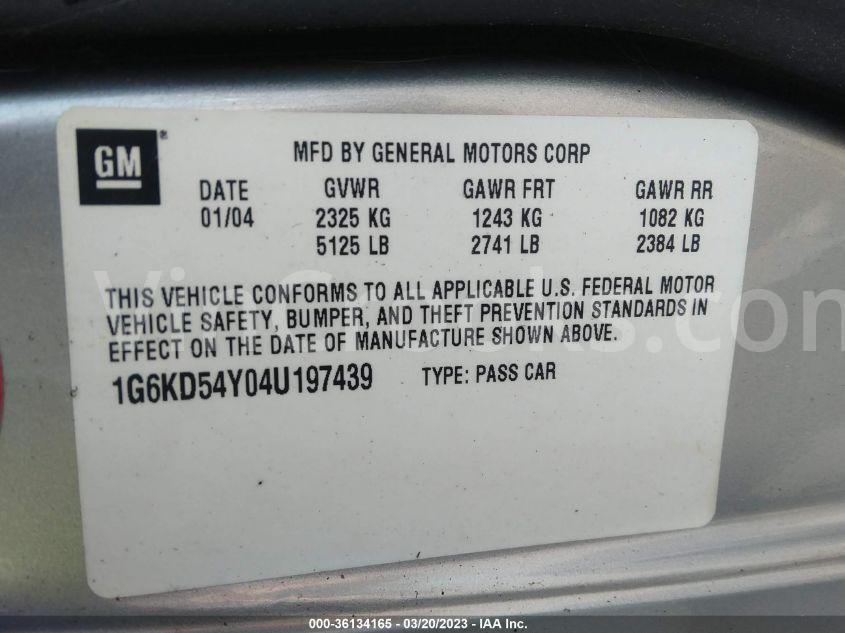 1G6KD54Y04U197439
