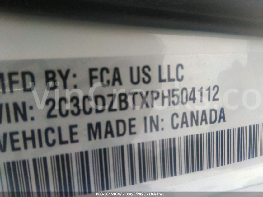 2C3CDZBTXPH504112
