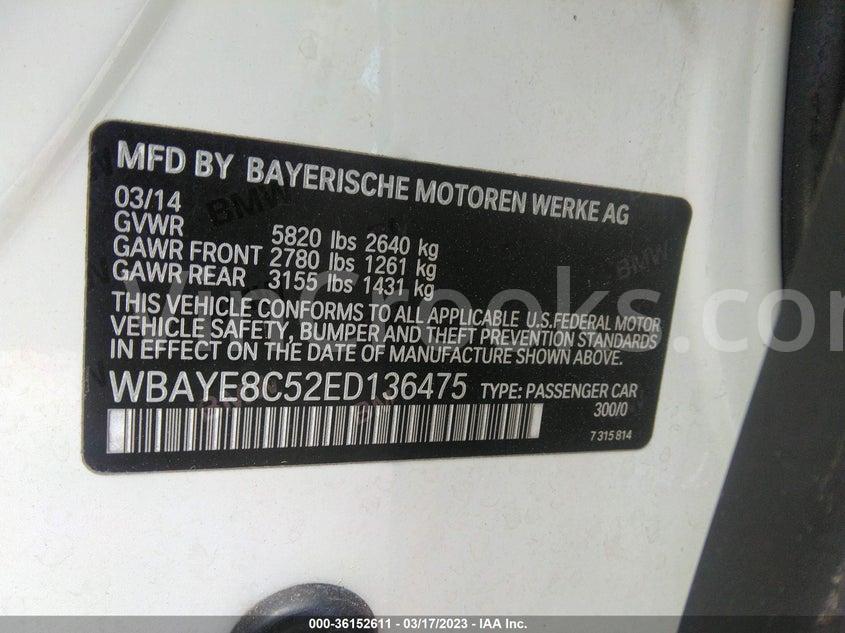 WBAYE8C52ED136475