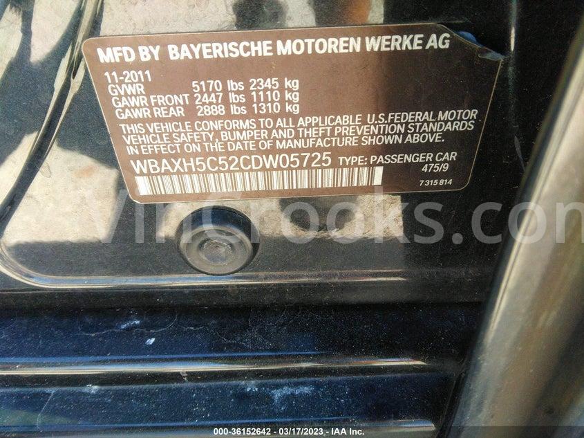WBAXH5C52CDW05725