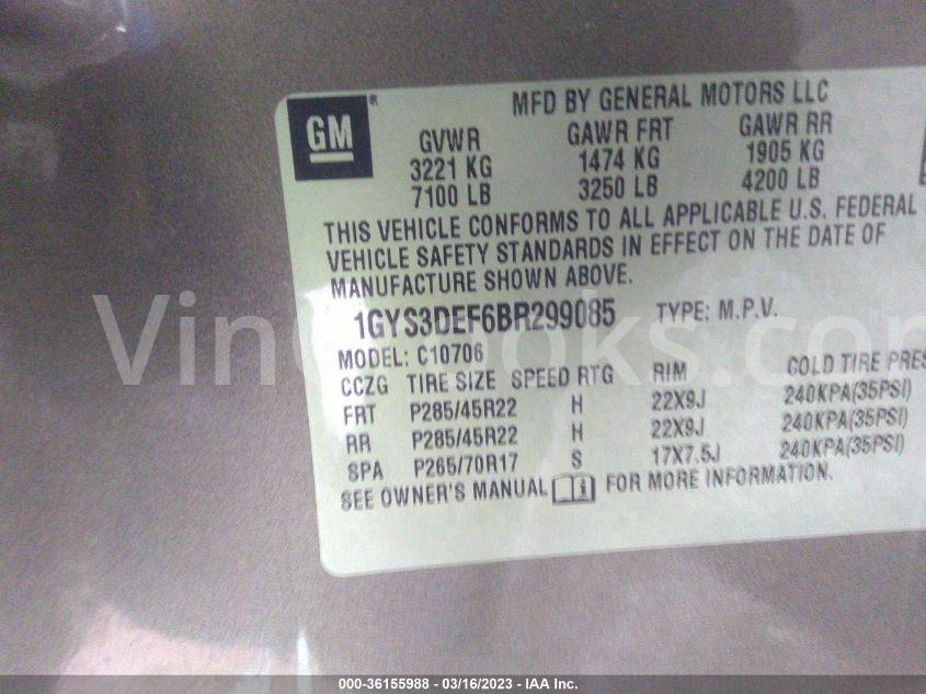 1GYS3DEF6BR299085