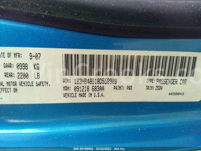1B3HB48B18D558908