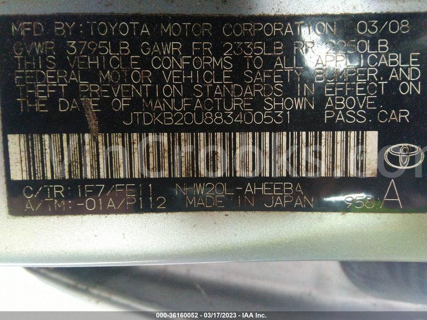 JTDKB20U883400531