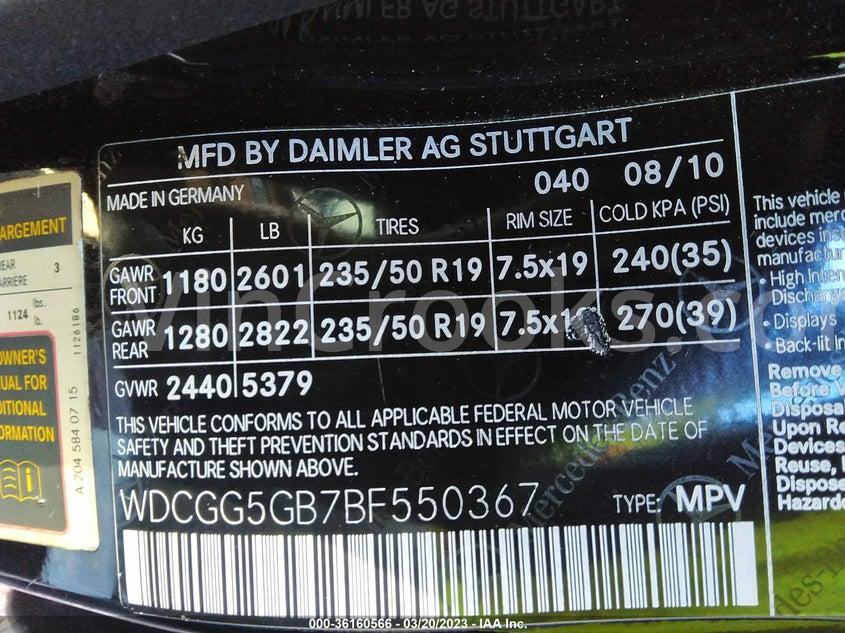 WDCGG5GB7BF550367