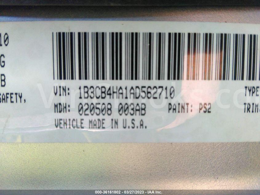 1B3CB4HA1AD562710