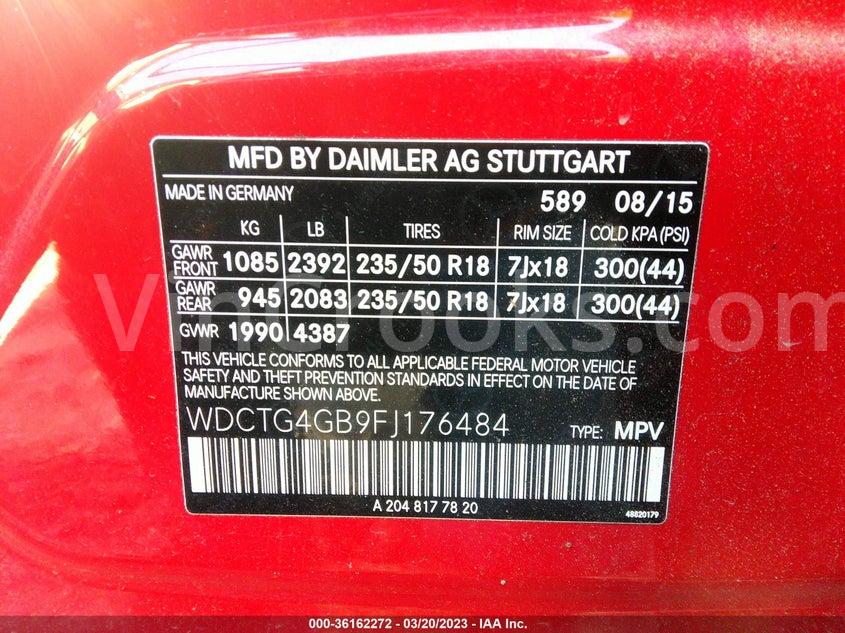 WDCTG4GB9FJ176484