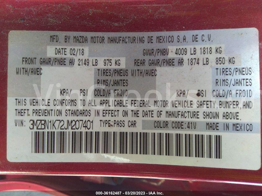 3MZBN1K72JM207401