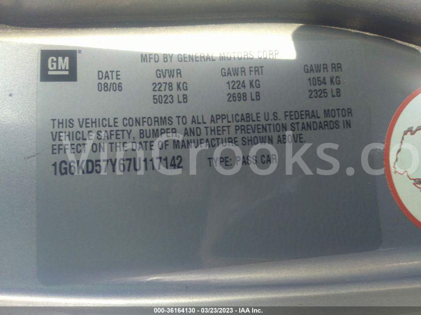 1G6KD57Y67U117142