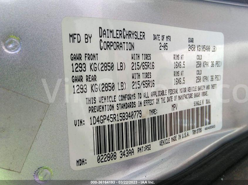 1D4GP45R15B340779