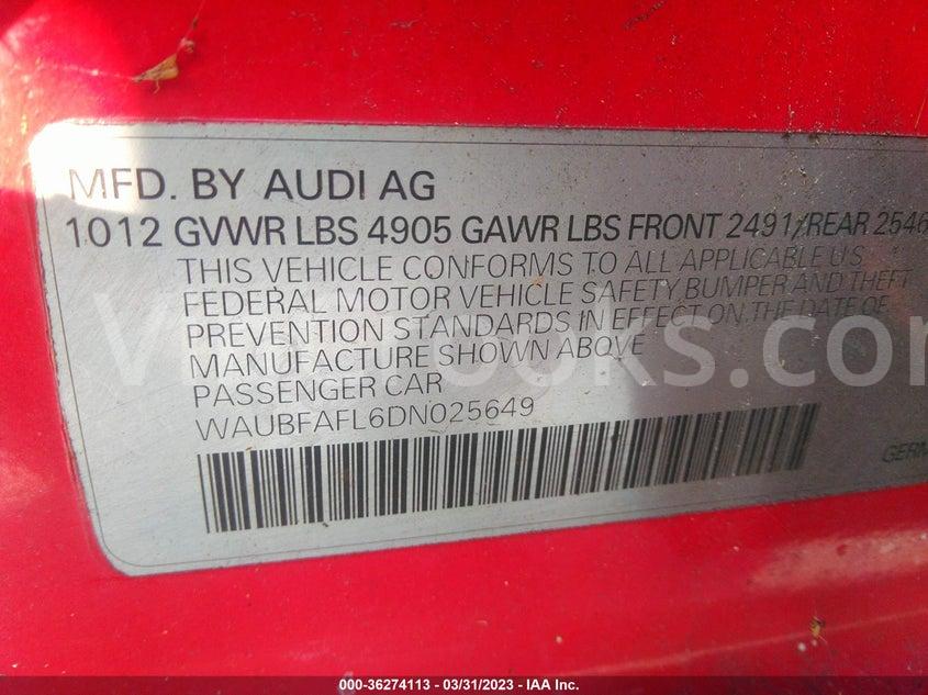 WAUBFAFL6DN025649