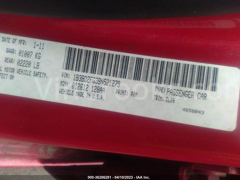1B3BD2FG3BN521279