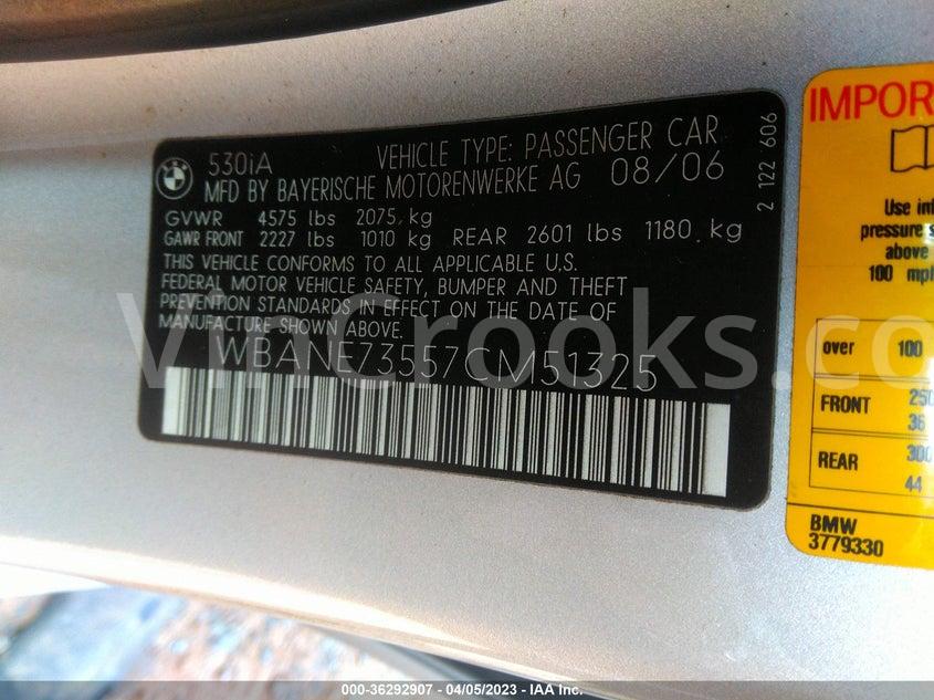 WBANE73557CM51325