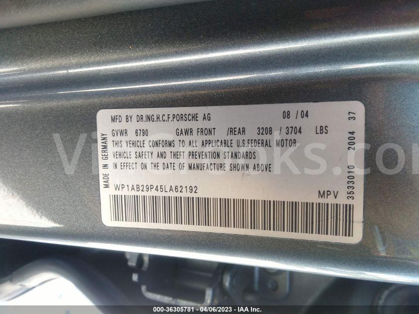 WP1AB29P45LA62192