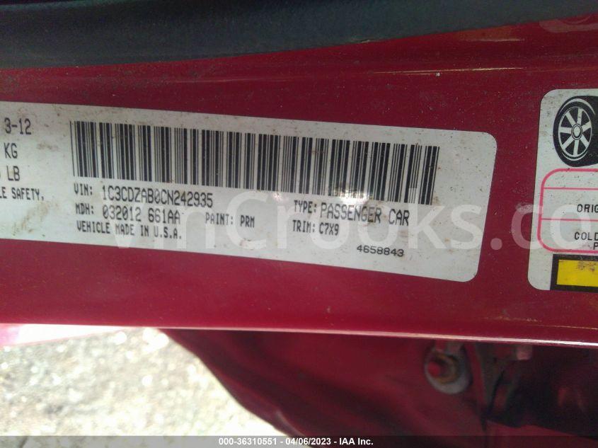 1C3CDZAB0CN242935