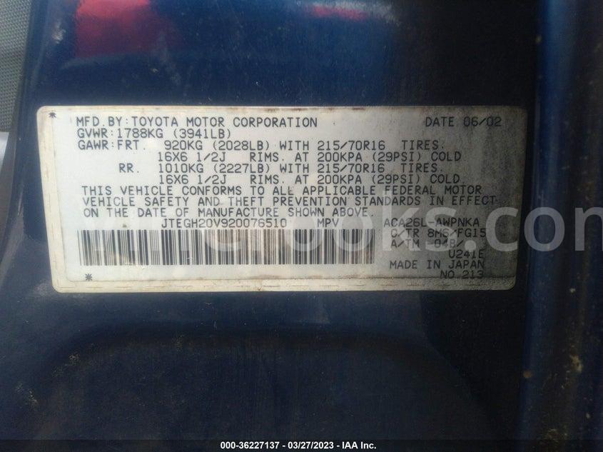JTEGH20V920076510