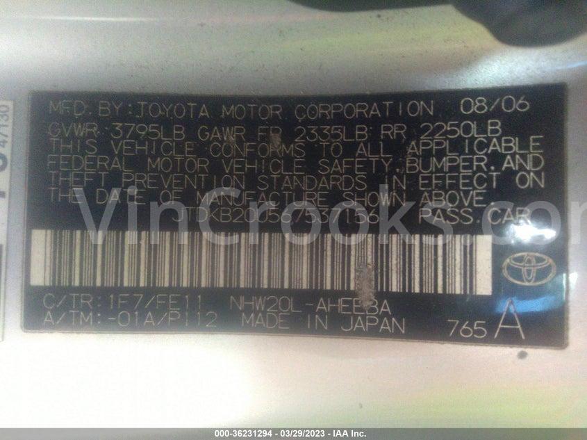 JTDKB20U567537156