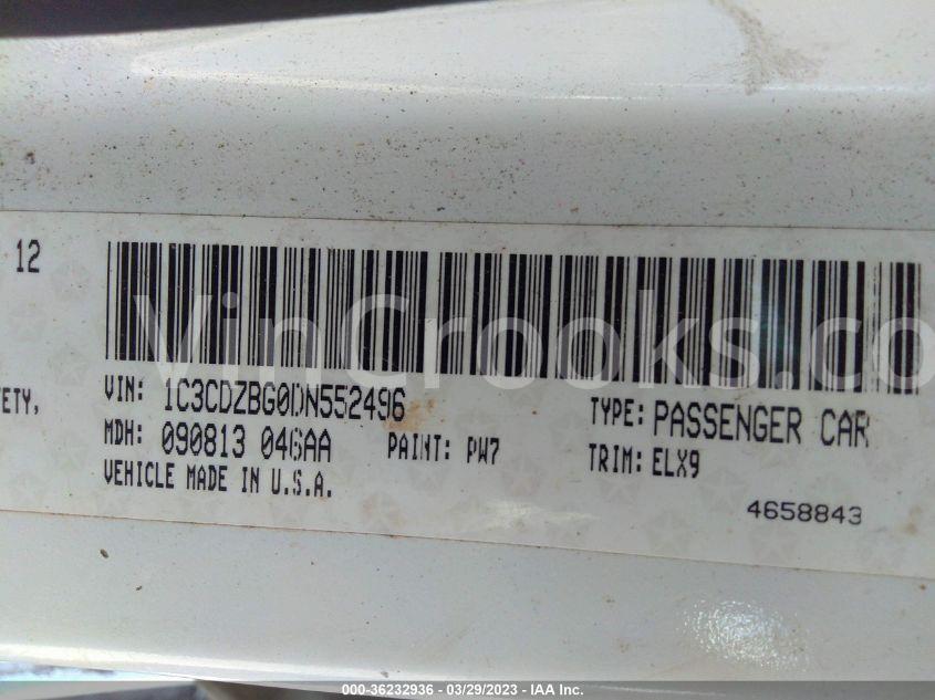 1C3CDZBG0DN552496