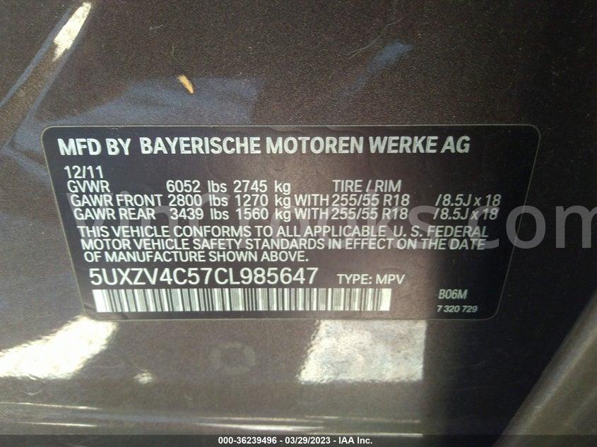 5UXZV4C57CL985647