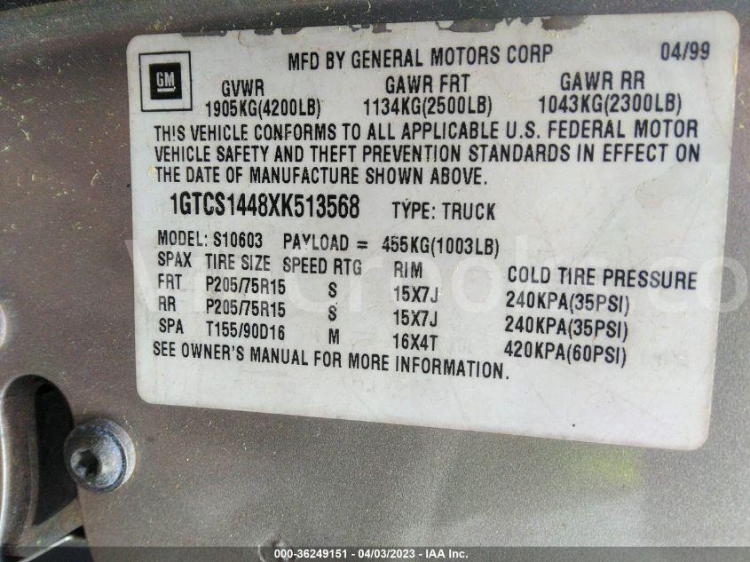 1GTCS1448XK513568