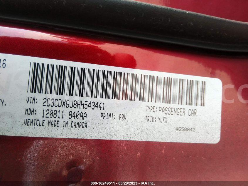 2C3CDXGJ8HH543441
