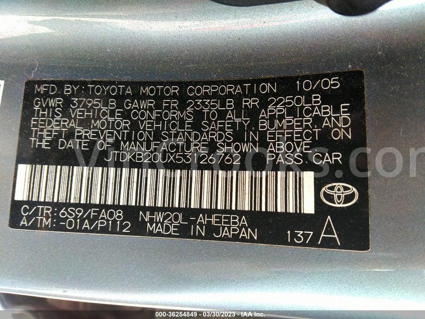JTDKB20UX53126762