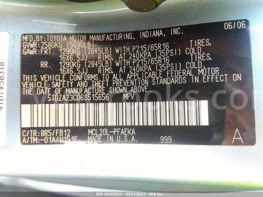 5TDZA23C06S515656