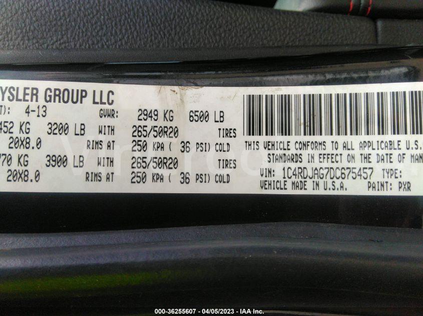 1C4RDJAG7DC675457