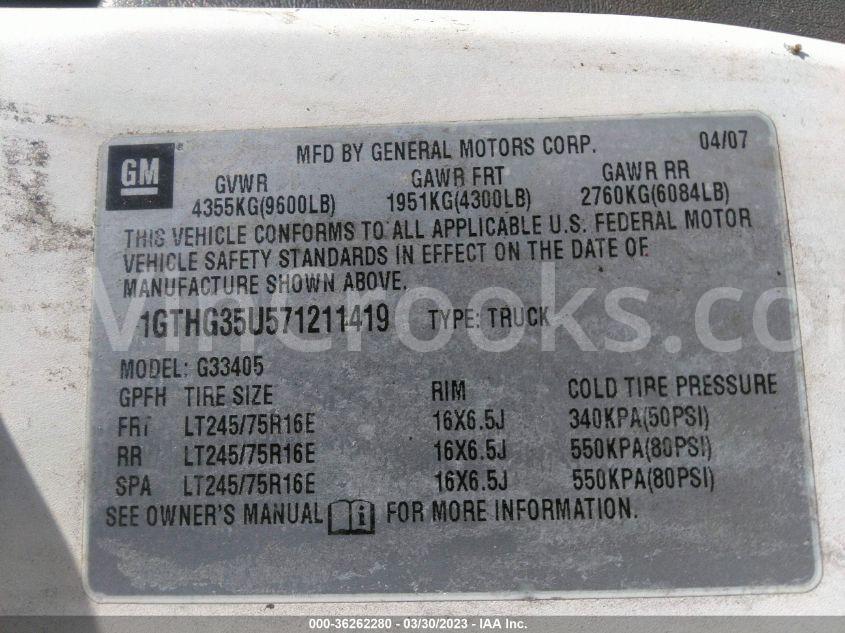1GTHG35U571211419